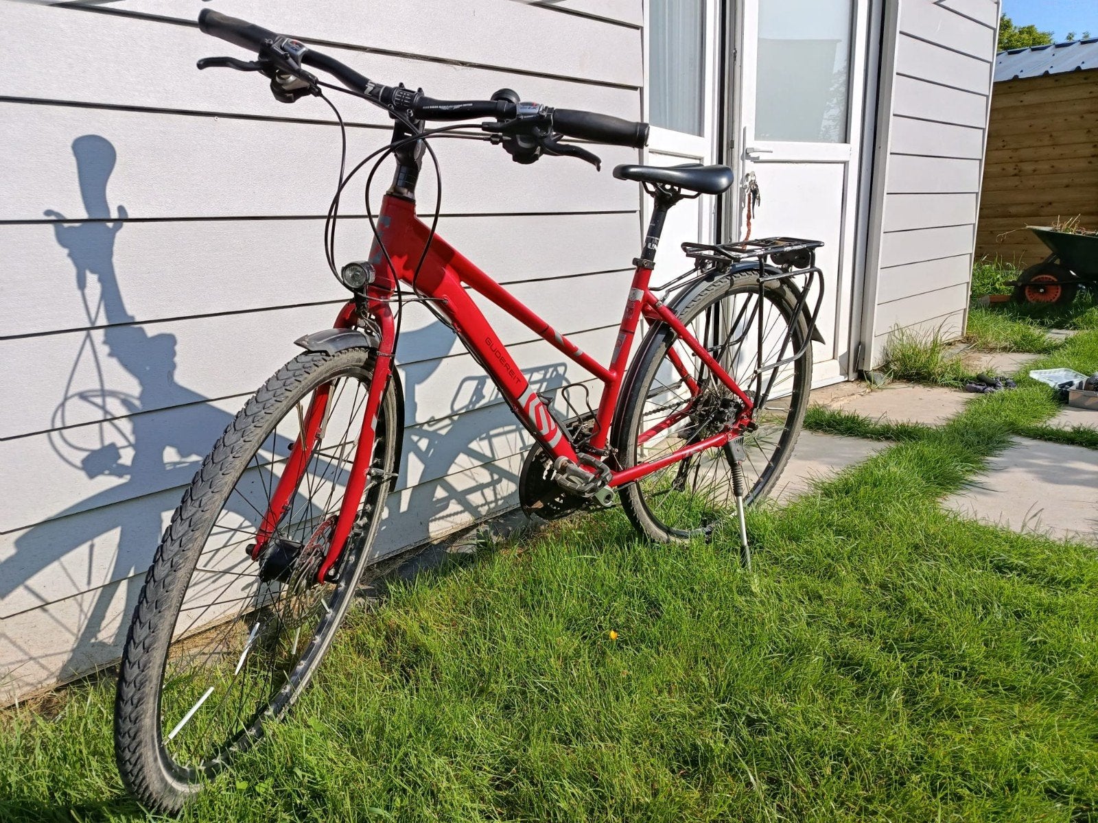 Gudereit unisex lichtgewicht trekkingfiets, Ophalen