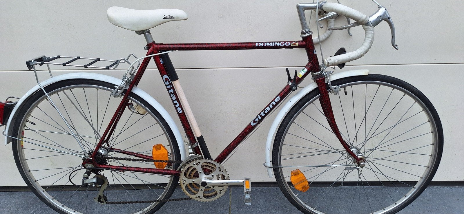 Gitane Domingo vintage fiets maat 58 zeer goede staat, Ophalen, Jaren '60 of nieuwer, Velgrem, Gitane
