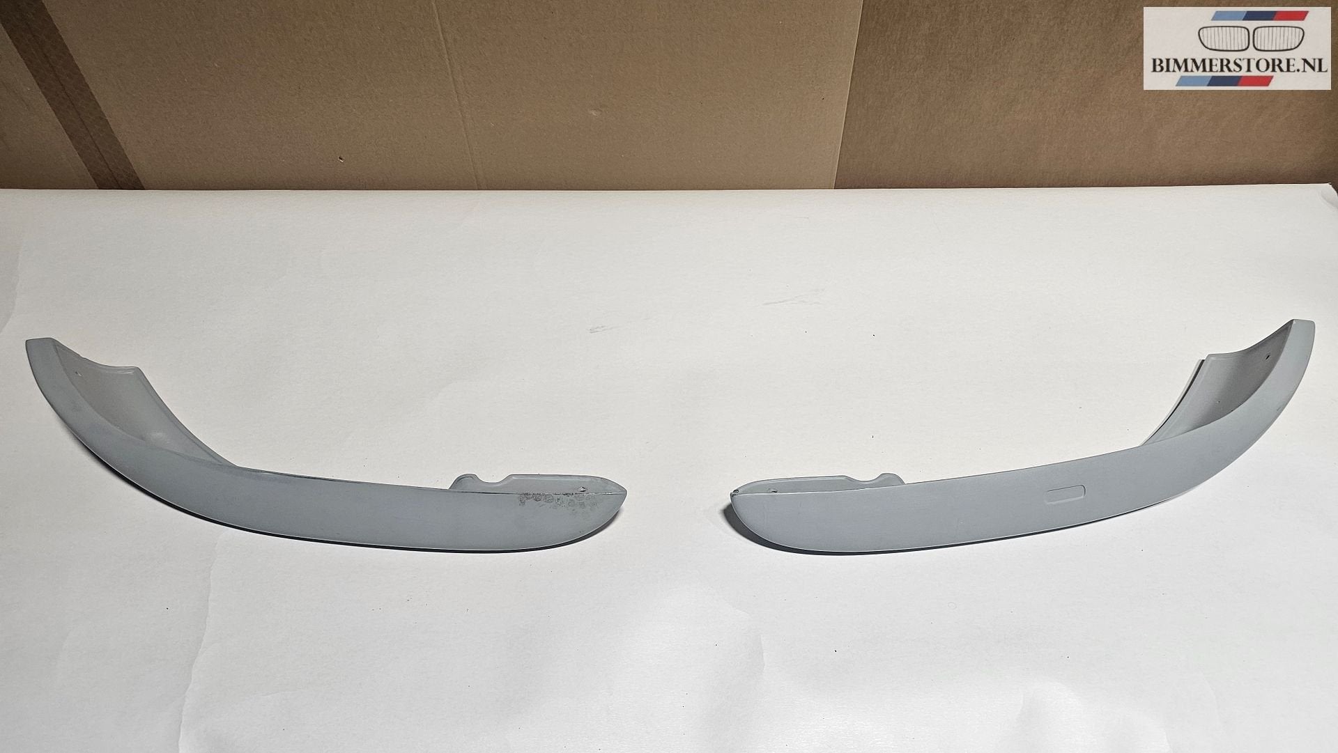 Unieke AC Schnitzer voorbumper lip spoiler set grijs nieuw B, Auto-onderdelen, Carrosserie, Achterklep, BMW, Nieuw, Herkomst onderdeel bekend