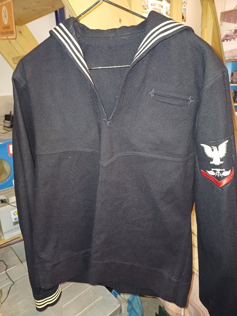 US navy blue dress jumper, Verzamelen, Ophalen of Verzenden, Marine, Kleding of Schoenen