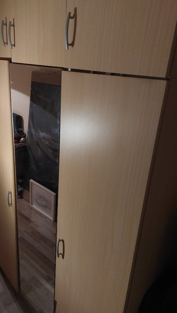 Kleerkast, Huis en Inrichting, Ophalen, Gebruikt, 100 tot 150 cm, Met lade(s)