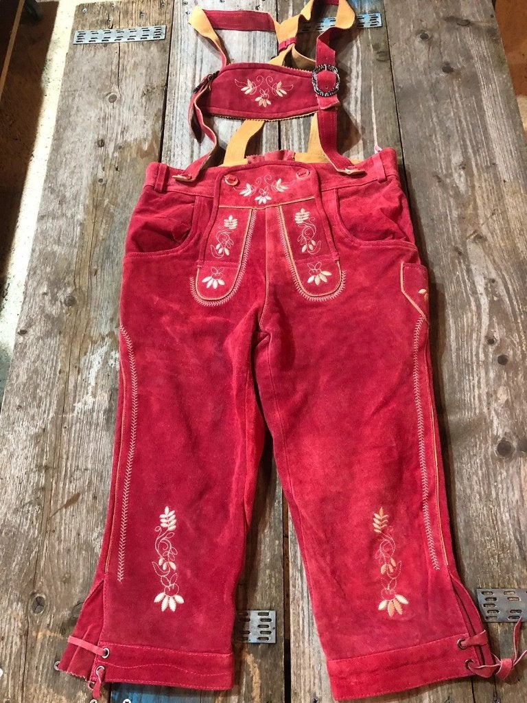 Knalroze lederen dames lederhose in maat 36, Kleding | Dames, Ophalen of Verzenden, Zo goed als nieuw, Roze, Maat 36 (S)