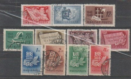 Hongarije.  883/93.  gestempeld, Postzegels en Munten, Ophalen of Verzenden, Gestempeld