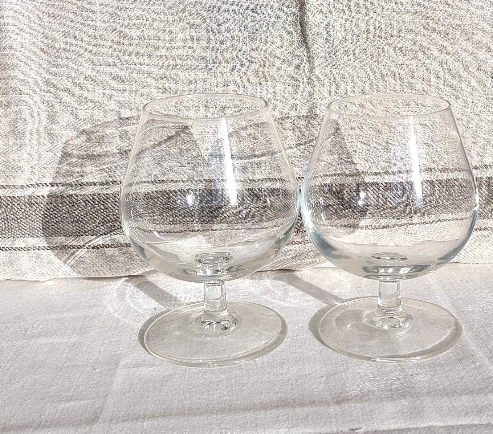 Duo de verres a cognac et brandy luminarc france, Verre ou Verres, Enlèvement ou Envoi, Comme neuf, Verre