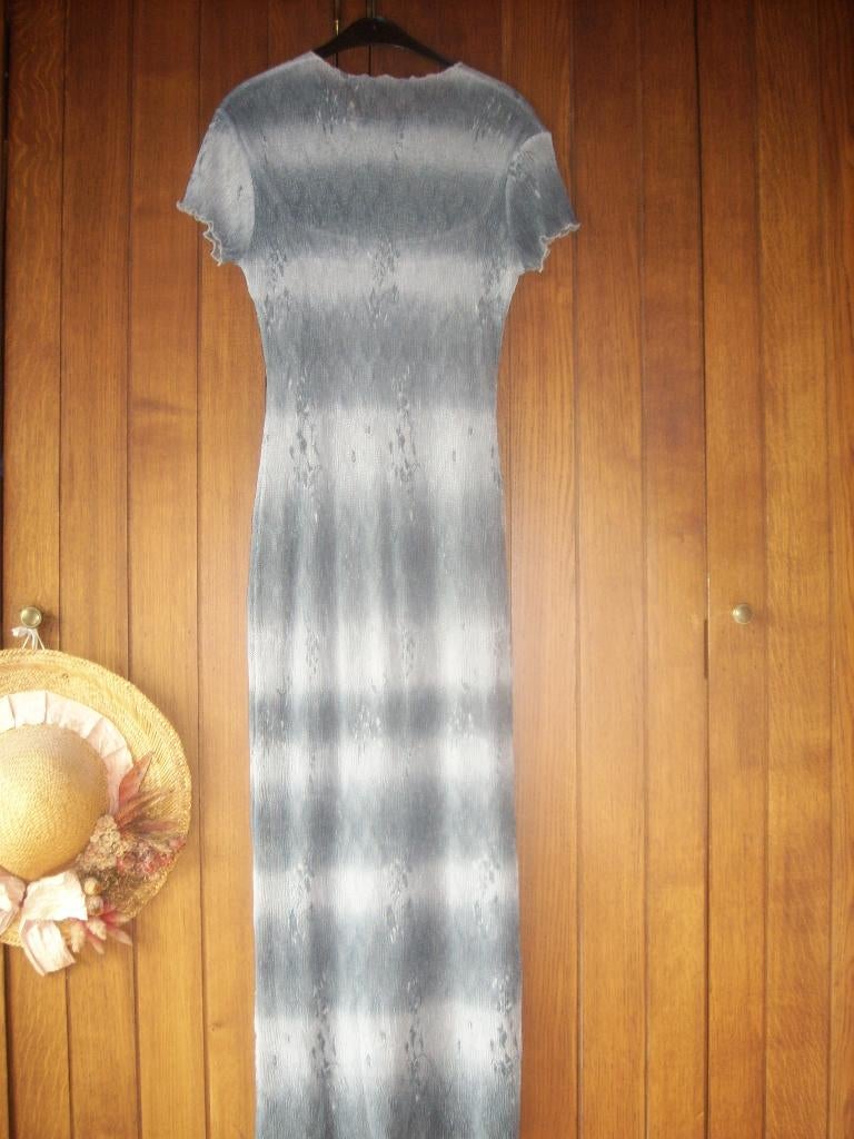 robe longue, Gris, Taille 36 (S), Robe de cocktail, Comme neuf