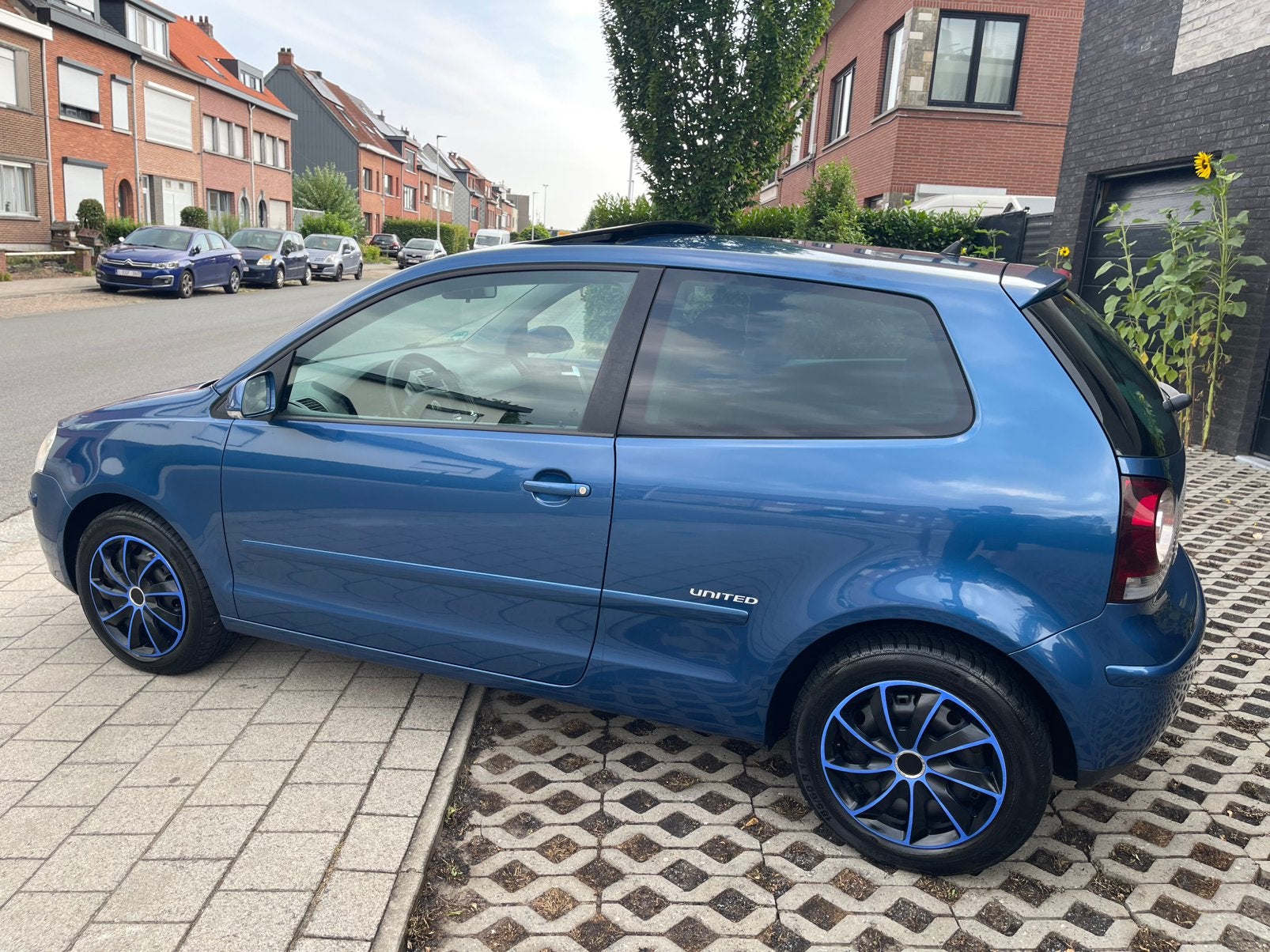 Volkswagen Polo 1.2i benzine, Voorwielaandrijving, Stof, Blauw, Grijs