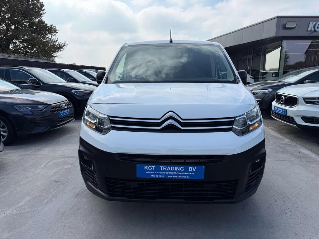 Citroën Berlingo 1.5 BLUEHDI 102PK 3 ZIT BLUETOOTH PDC CARP, Stof, 4 cilinders, Citroën, Wit