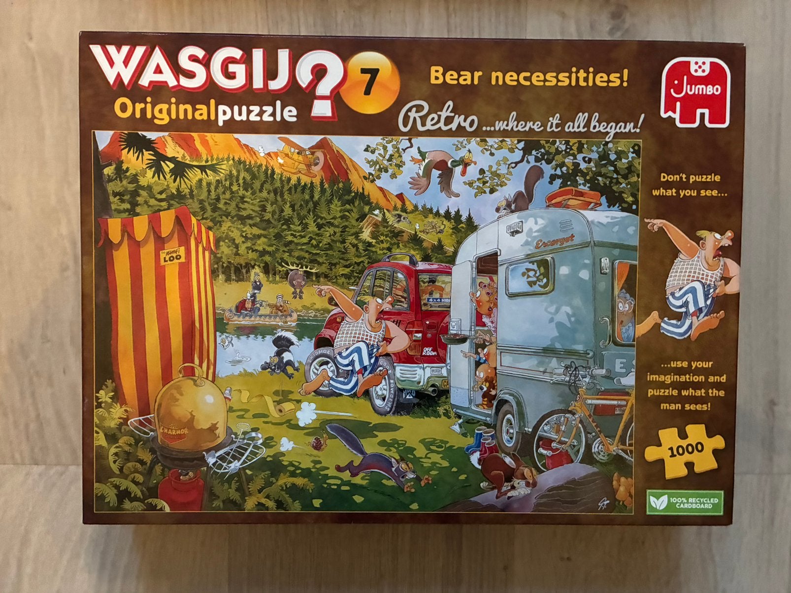 Wasgij puzzel 1000 stukjes, Ophalen, 500 t/m 1500 stukjes, Zo goed als nieuw, Legpuzzel