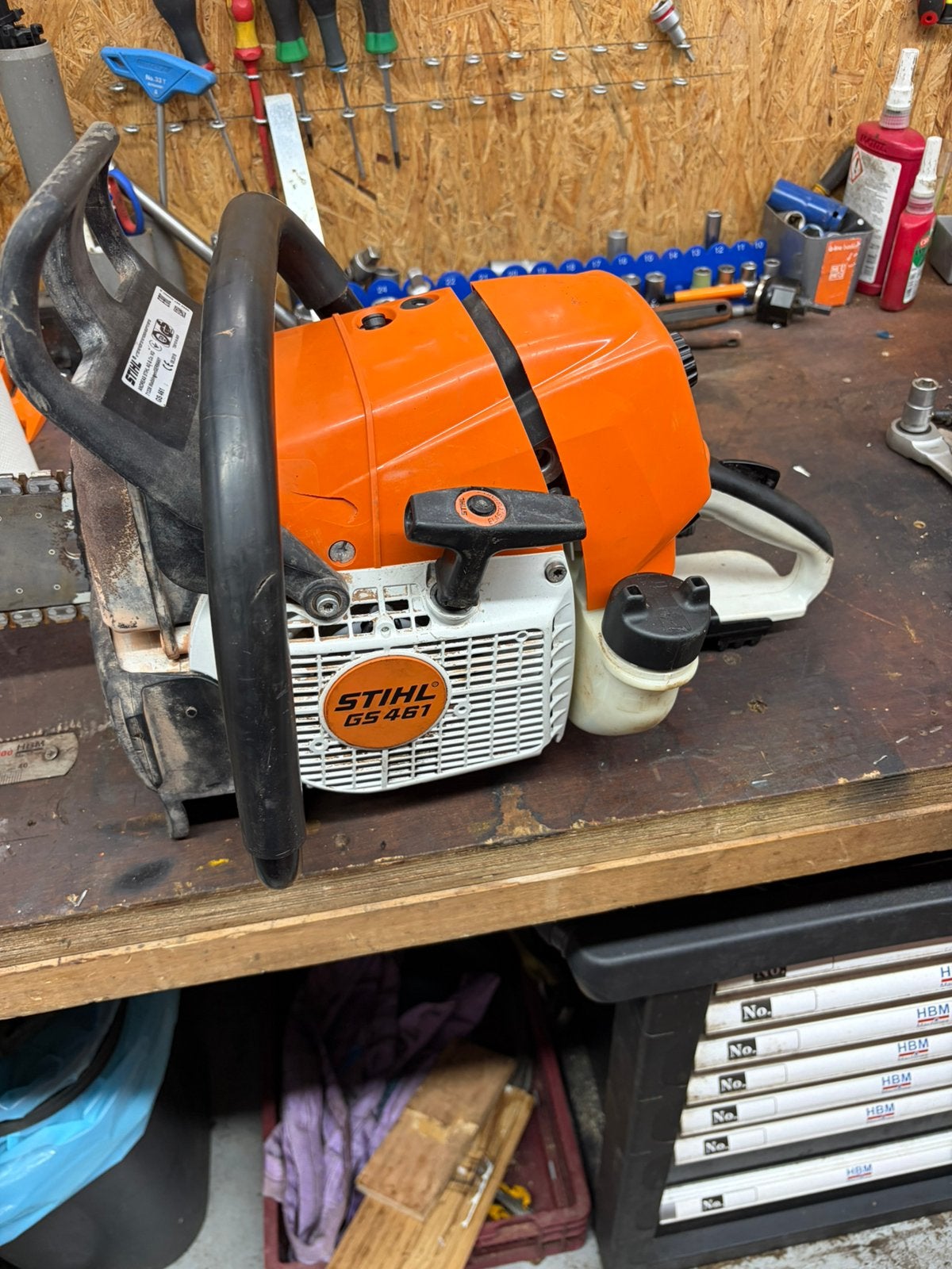 Scie à pierre Stihl GS461, Enlèvement, Utilisé, Stihl