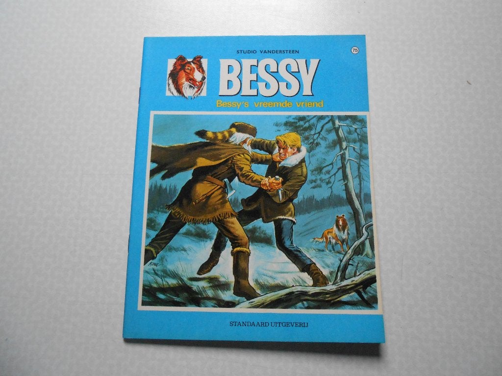 Bessy 75 Bessy's vreemde vriend 1969 1 ste druk., Boeken, Willy Vandersteen, Eén stripboek, Nieuw, Ophalen of Verzenden