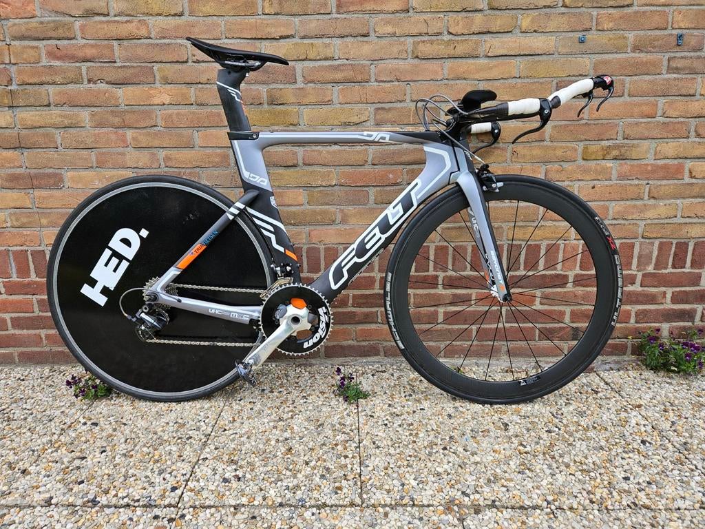 Felt DA4 tijdrit / Triatlon fiets met dicht achterwiel., Fietsen en Brommers, 28 inch, Gebruikt, Carbon, Heren