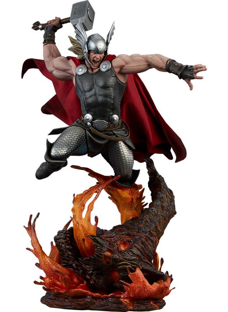 Sideshow Thor Breaker of Brimstone Premium Format Statue, Collections, Enlèvement, Comme neuf, Humain
