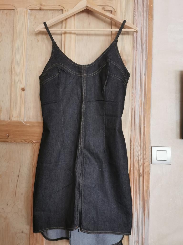 Heel mooi jeans jurkje van PSY Monte Carlo, Ophalen, Maat 36 (S), Zwart