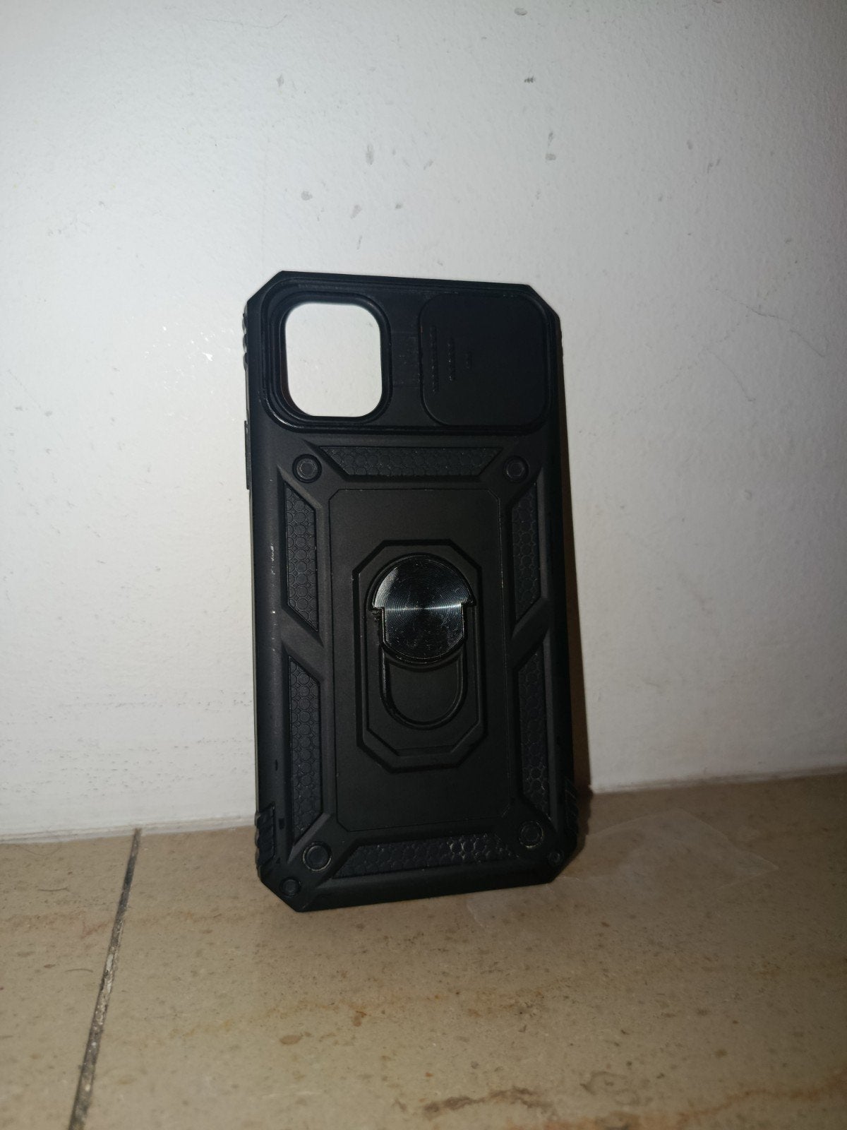 Étui robuste pour iPhone 11 avec support de bague + coque p, IPhone 11, Housse ou Sac, Noir, Enlèvement