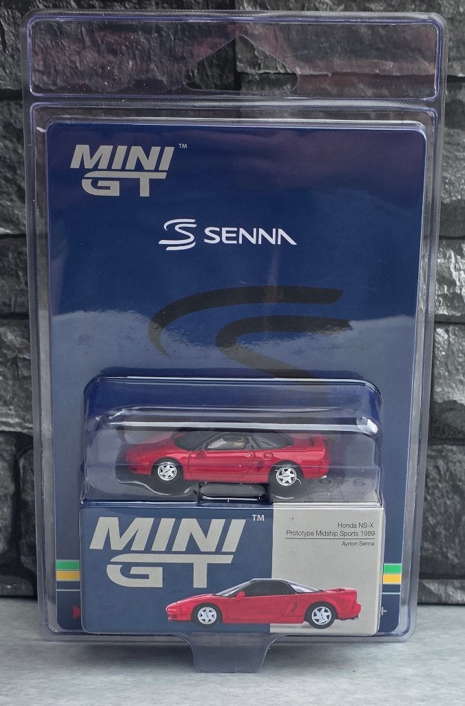 Honda NSX Ayrton senna (blister) Mini GT, Neuf, Enlèvement ou Envoi, Voiture, Mini GT