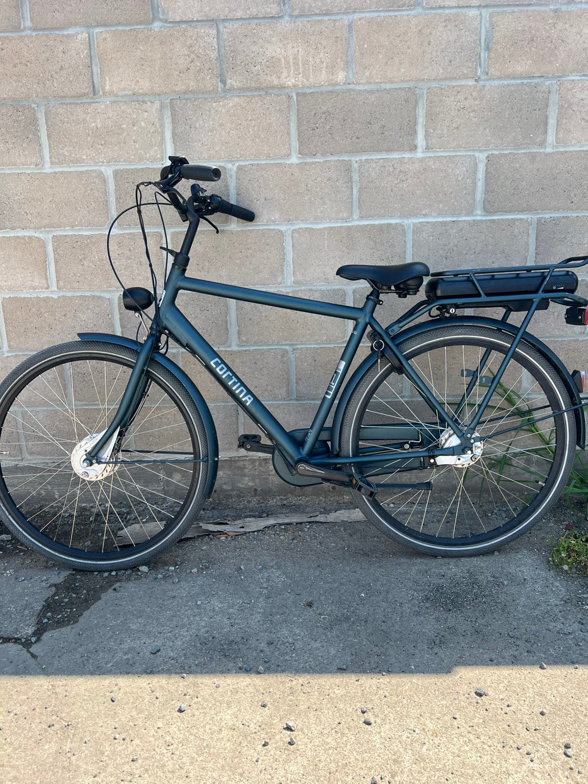 Elektrische heren fiets cortina, Ophalen, Zo goed als nieuw