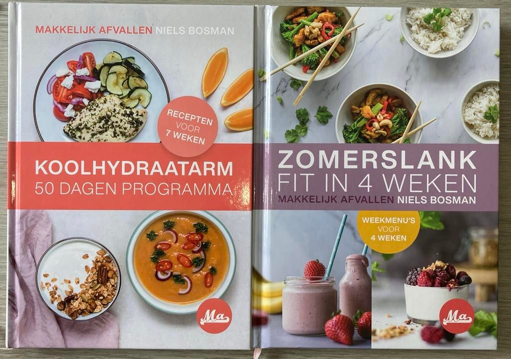 Niels Bosman - Koolhydraatarm 50 dagen programma, Boeken, Ophalen of Verzenden, Niels Bosman