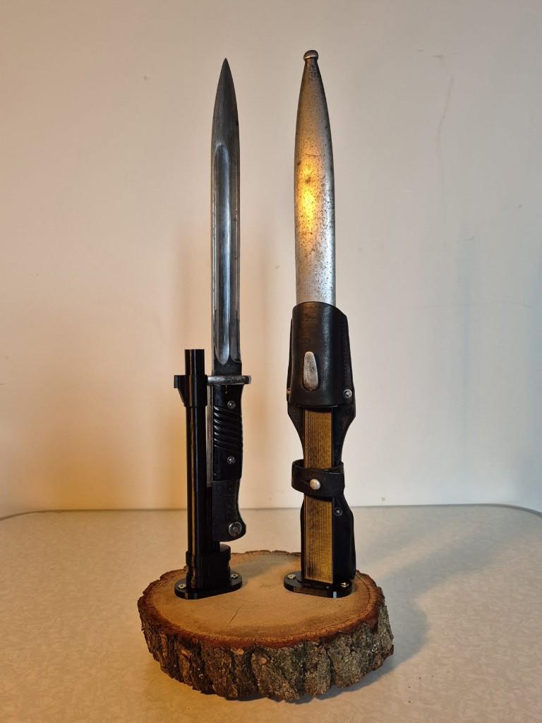 K98 S84/98 bajonet standaard 3d printed ww2, Verzamelen, Militaria | Tweede Wereldoorlog, Landmacht, Mes of Dolk, Ophalen of Verzenden