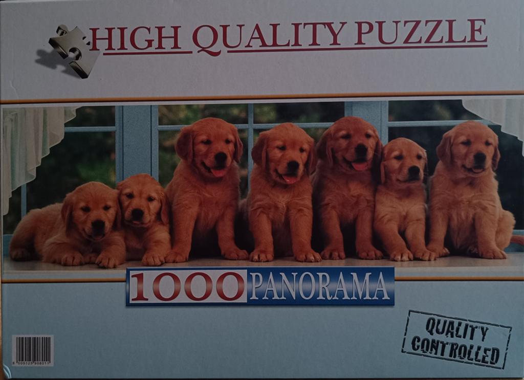 Puzzle de 1000 pièces. Chiens, Golden Retriever, Enlèvement ou Envoi