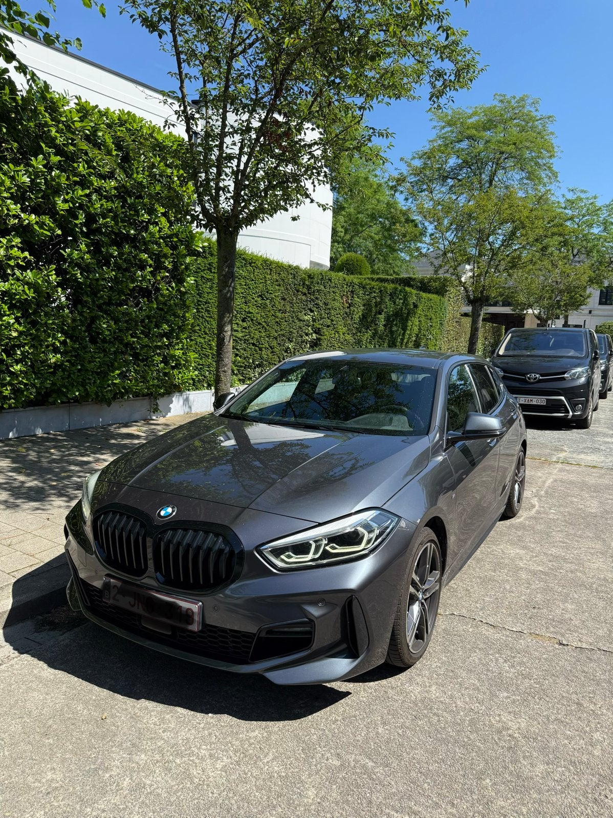 BMW 116i M pakket in zeer nette staat, Autos, BMW, Argent ou Gris, Achat, Euro 6, Entretenue par le concessionnaire