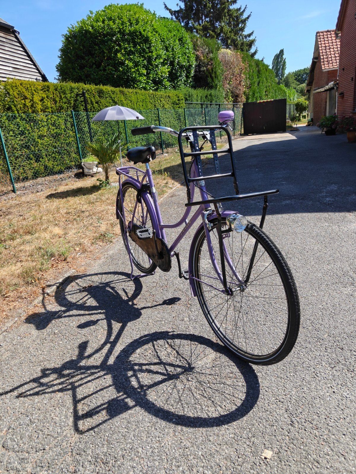 mooie oma's fiets is volledig in orde gezet, Ophalen