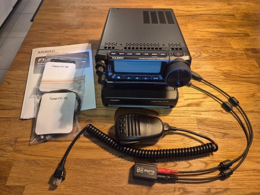 Tuner numérique Yaesu FT-891 FC-50 DR-891, Télécoms, Enlèvement ou Envoi, Comme neuf, Émetteur et Récepteur