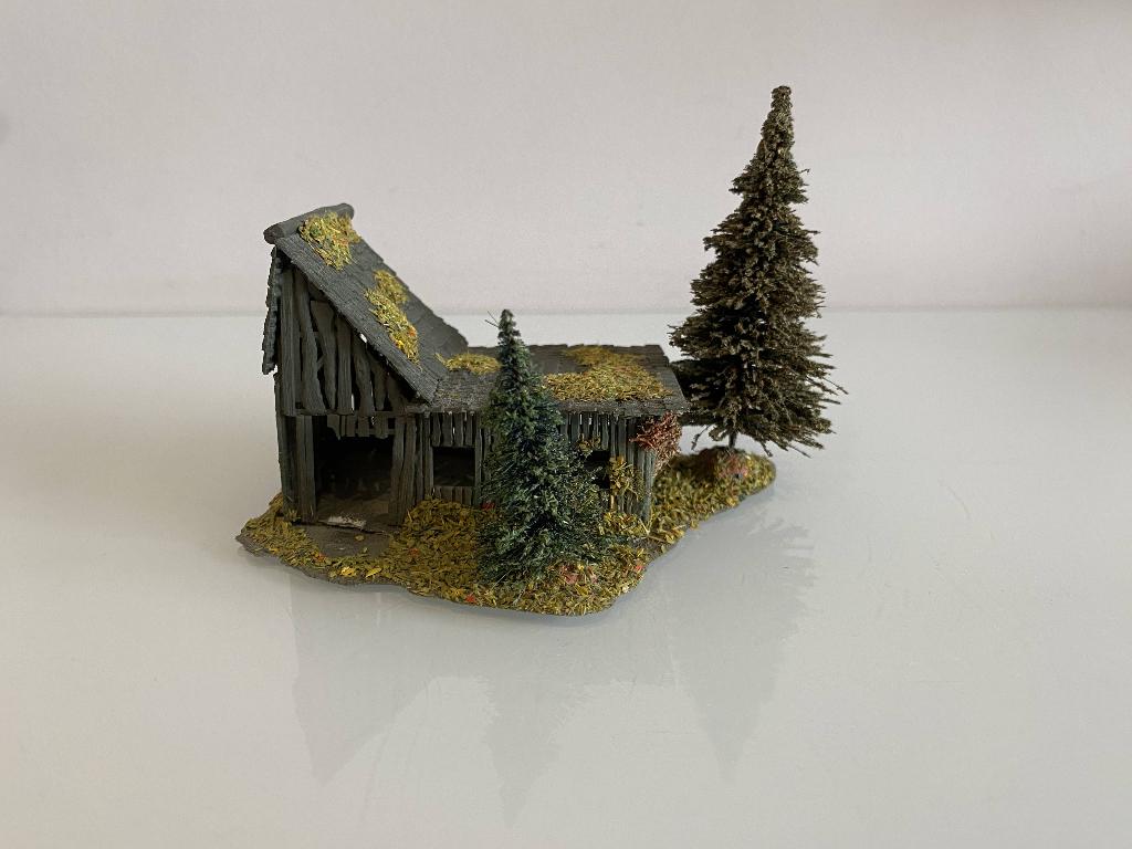 HO Pola veldschuur (801), Hobby en Vrije tijd, Modeltreinen | H0, Overige merken, Gebruikt, Gelijkstroom of Wisselstroom, Brug, Tunnel of Gebouw