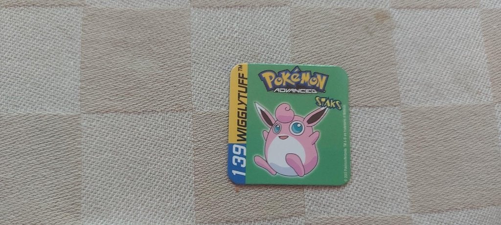 jouet magnétique Pokemon Panini Sticks Wigglytuff, Enlèvement ou Envoi, Neuf