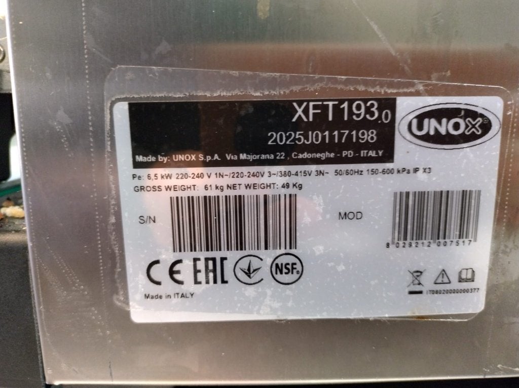 oven rossella XFT193, Ophalen, Brood en Banket