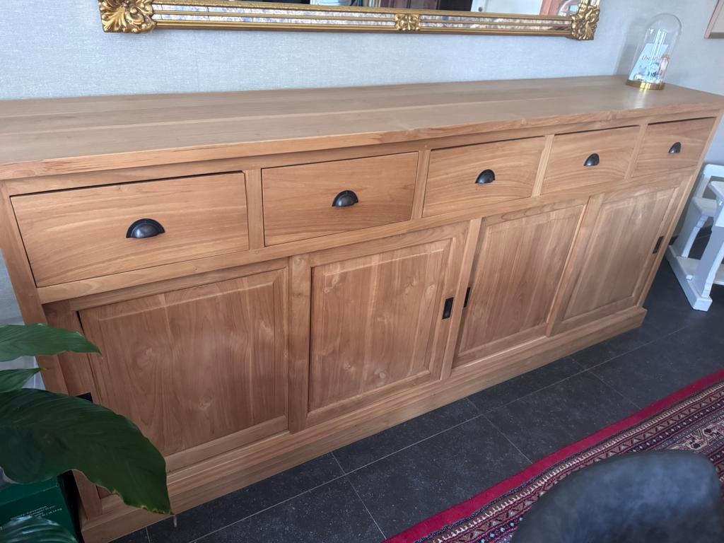 Teakhout dressoir, Ophalen, Zo goed als nieuw, Teakhout