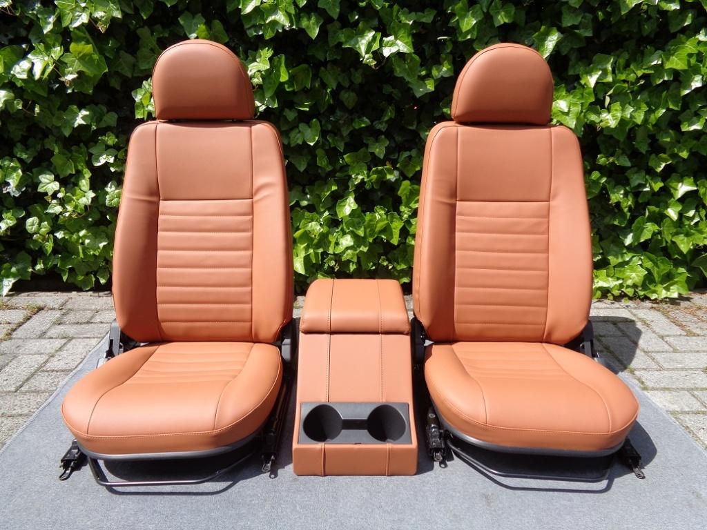 LAND ROVER Defender - Classic COGNAC BROWN stoelen - NIEUW, Auto-onderdelen, Interieur en Bekleding, Land Rover, Nieuw, Ophalen of Verzenden