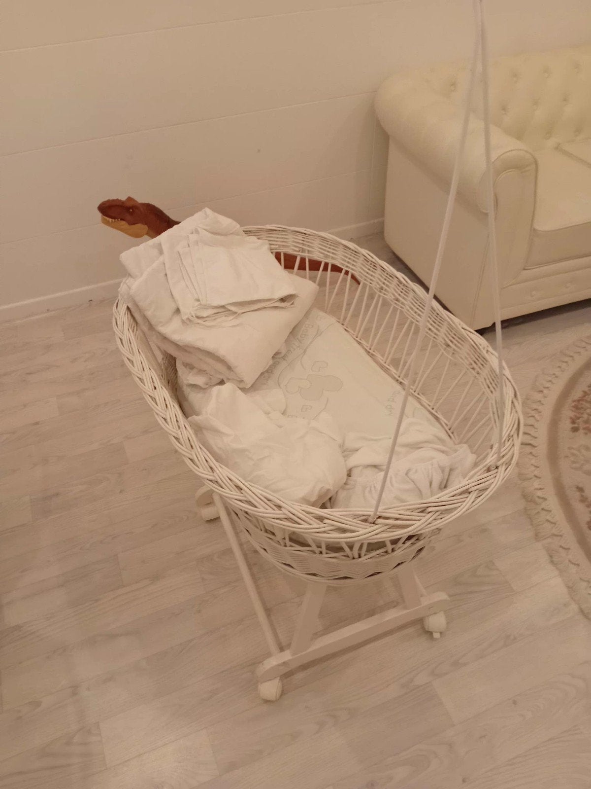 babyweegschaal wit, Ophalen of Verzenden, Nieuw, Wieg