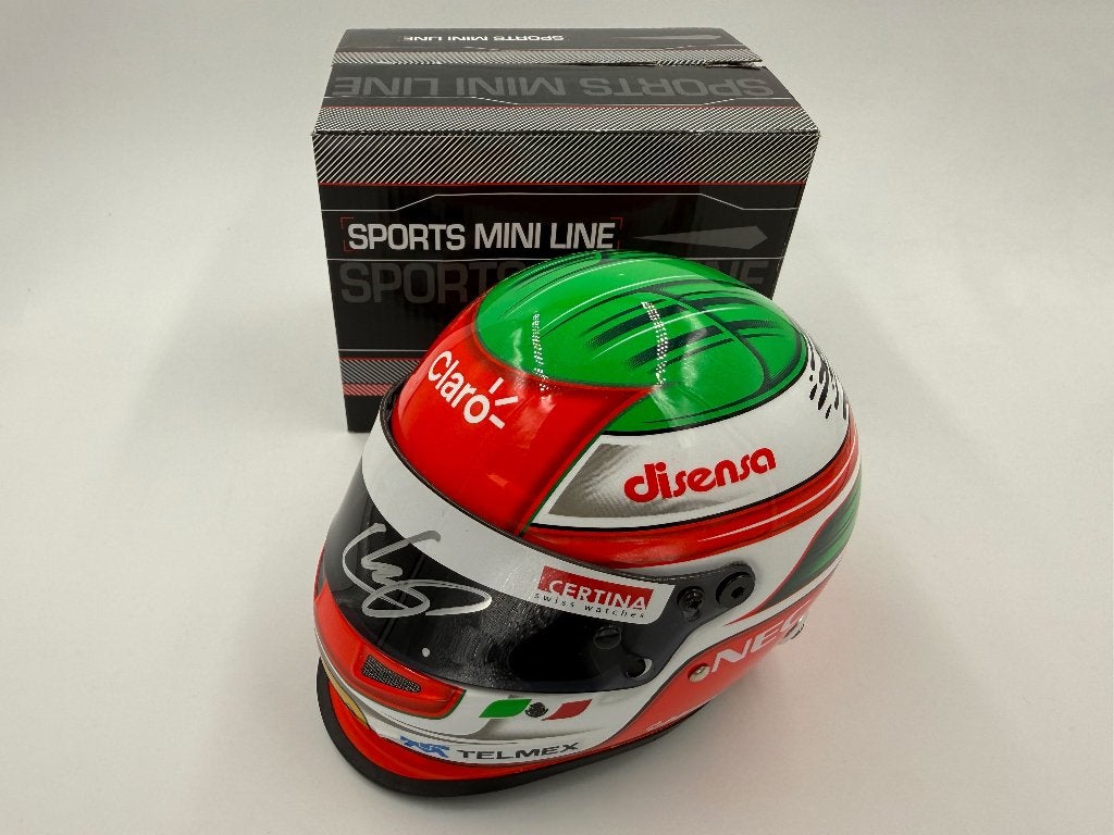 1/2 casque helmet F1 Perez 2011 (Sauber) signé, Enlèvement ou Envoi
