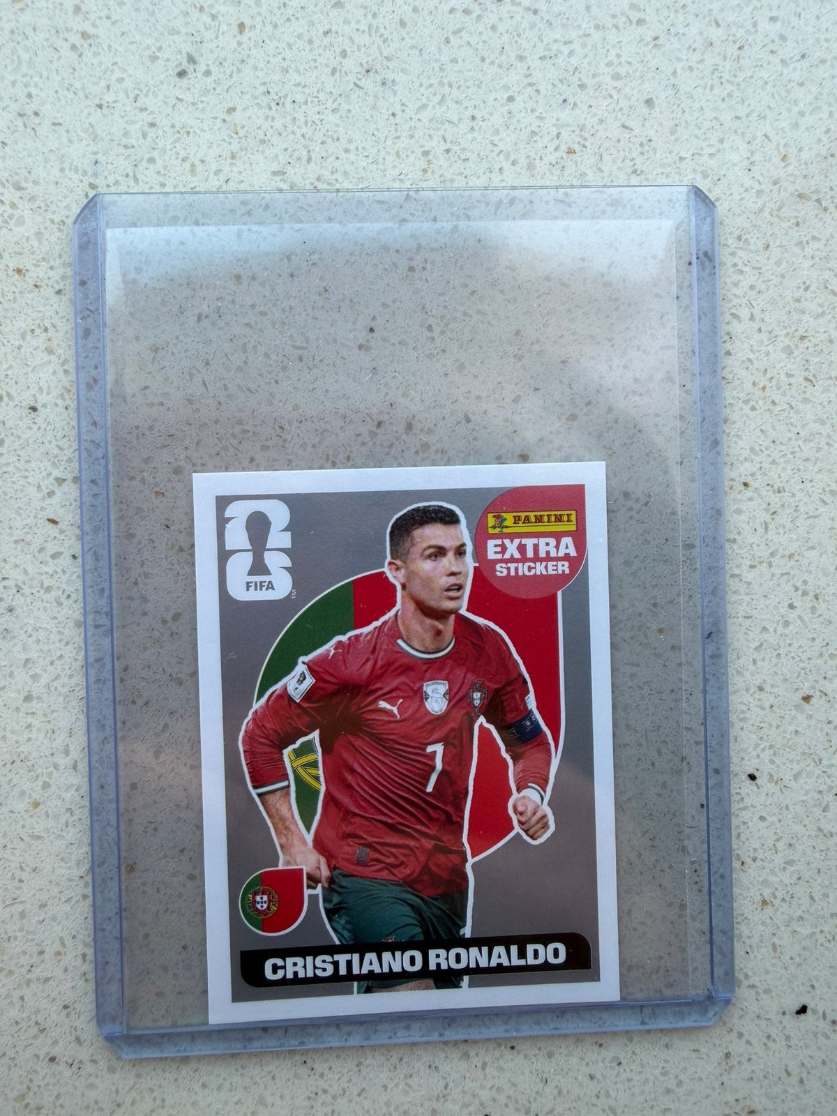 Extra sticker Panini wk 2026 zilver Christiano Ronaldo, Hobby & Loisirs créatifs, Enlèvement ou Envoi, Neuf, Autocollant