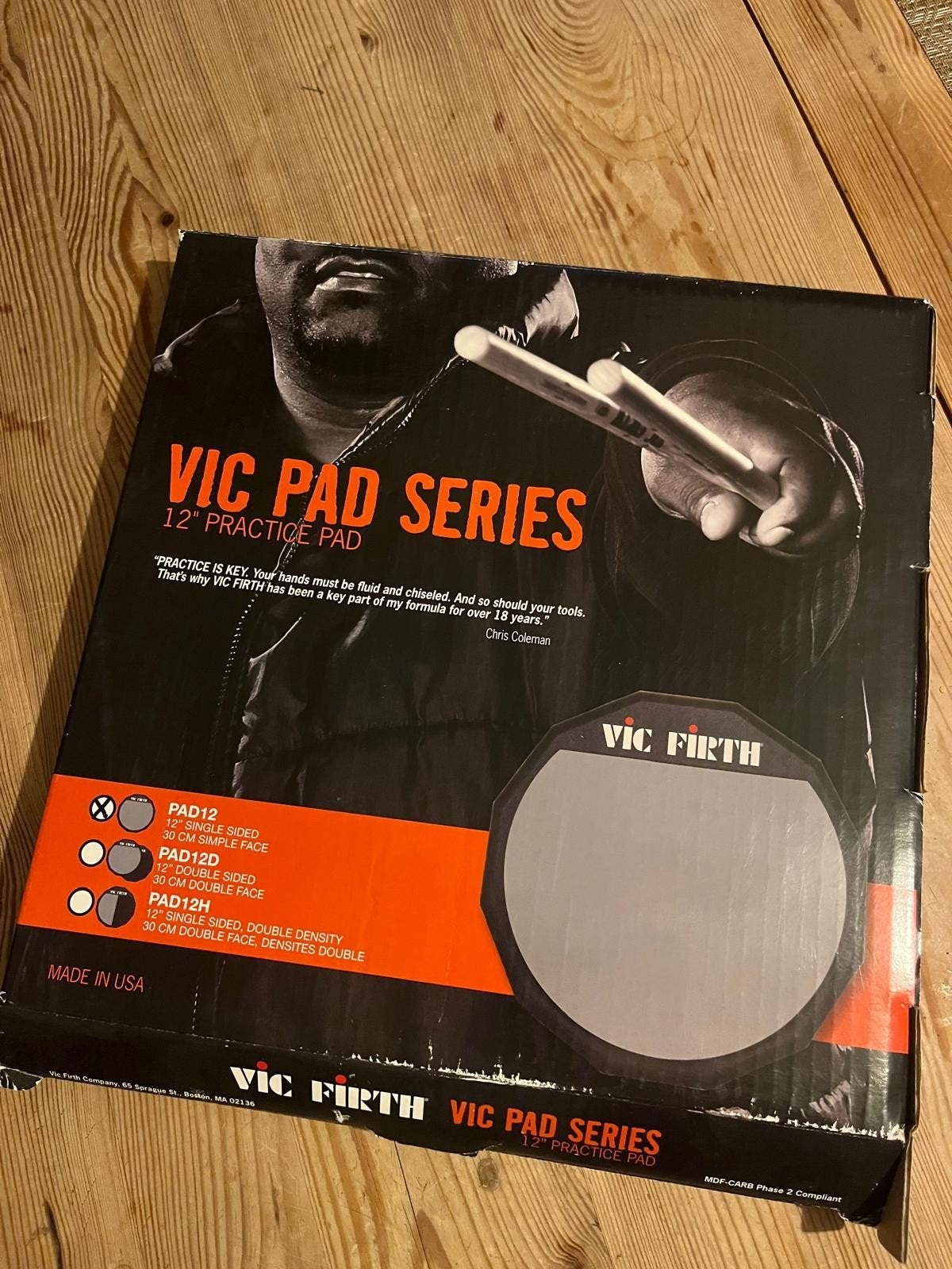 Pad d’entraînement Vic Firth 12” – Comme neuf, Muziek en Instrumenten