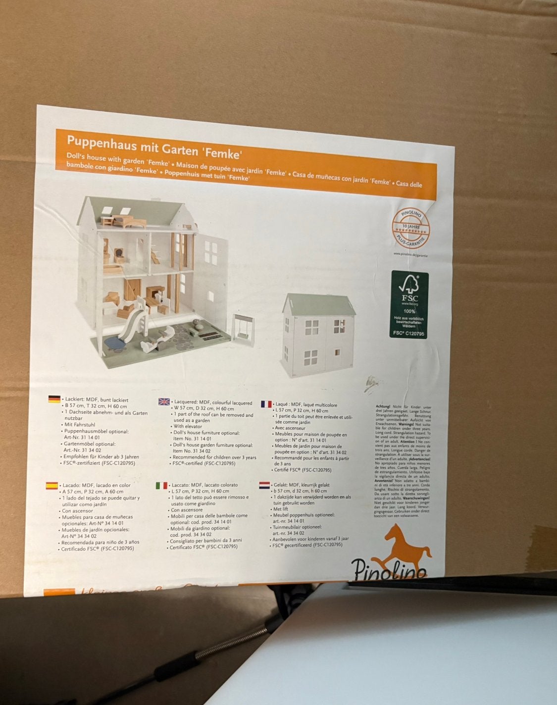 Nieuw poppenhuis in verpakking, Ophalen, Nieuw, Poppenhuis