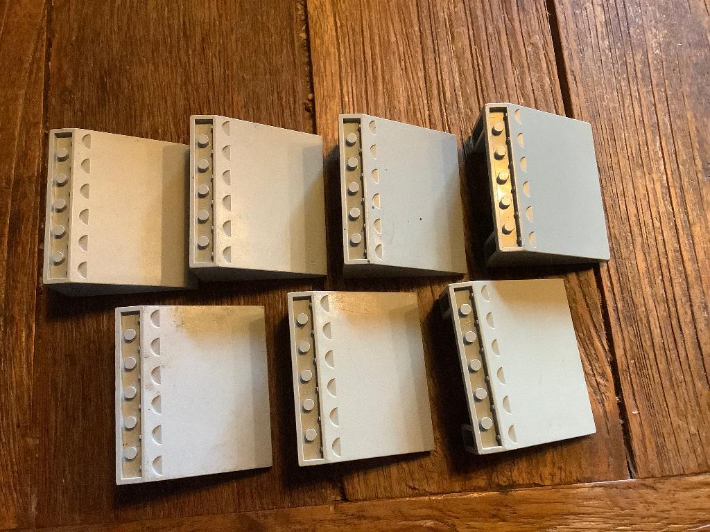 Lego Slope, Inverted 33 5 x 6 x 2 Light gray 7 st / 732-15, Kinderen en Baby's, Speelgoed | Duplo en Lego, Gebruikt, Lego, Ophalen of Verzenden