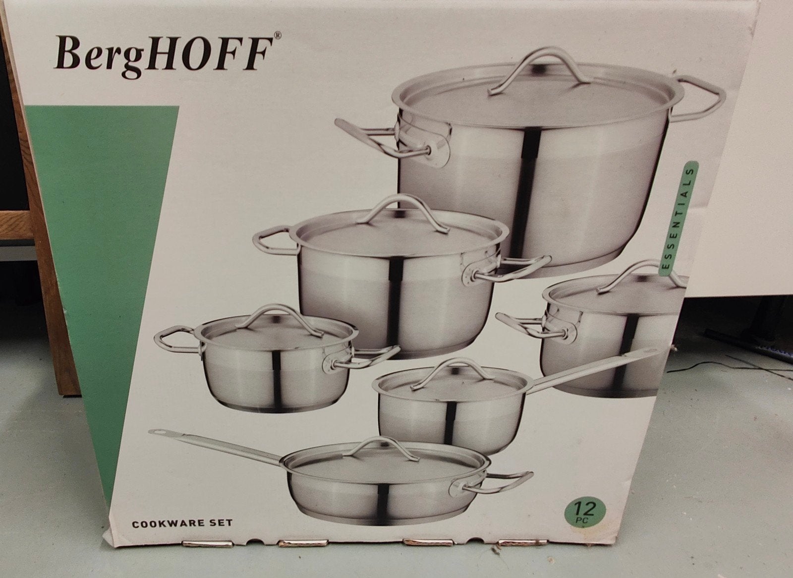 Nieuwe 12-delige BergHOFF Kookpottenset (In doos)!, Maison & Meubles, Cuisine | Casseroles & Poêles, Neuf, Inox, Enlèvement, Avec couvercle