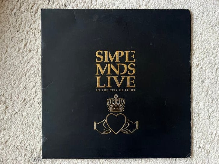 Lp Simple minds, In the city of light, Cd's en Dvd's, Ophalen of Verzenden, Zo goed als nieuw, LP