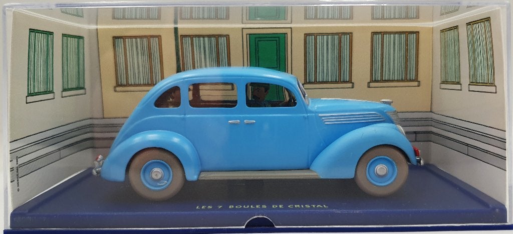 Tintin No. 25 Blue Ford Taxi from The Seven Crystal Balls, Autres marques, Clients@editionsatlas.fr, 62 Boulevard Pereire, 75017 Paris, France