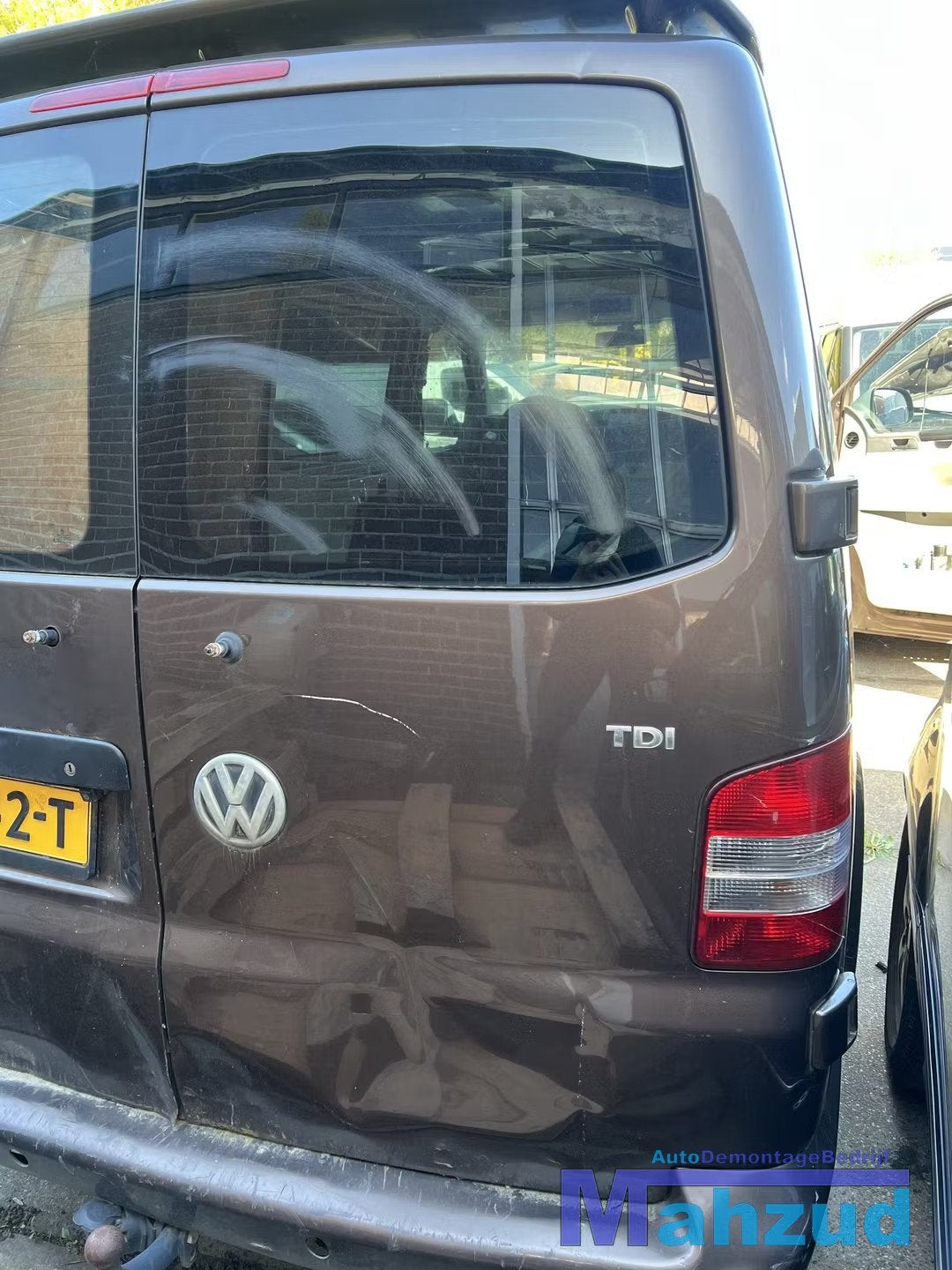 VW TRANSPORTER T5 5 bruin rechts achter deur 2003-2015, Volkswagen, Volkswagen AG, Vw@volkswagen.de, Utilisé
