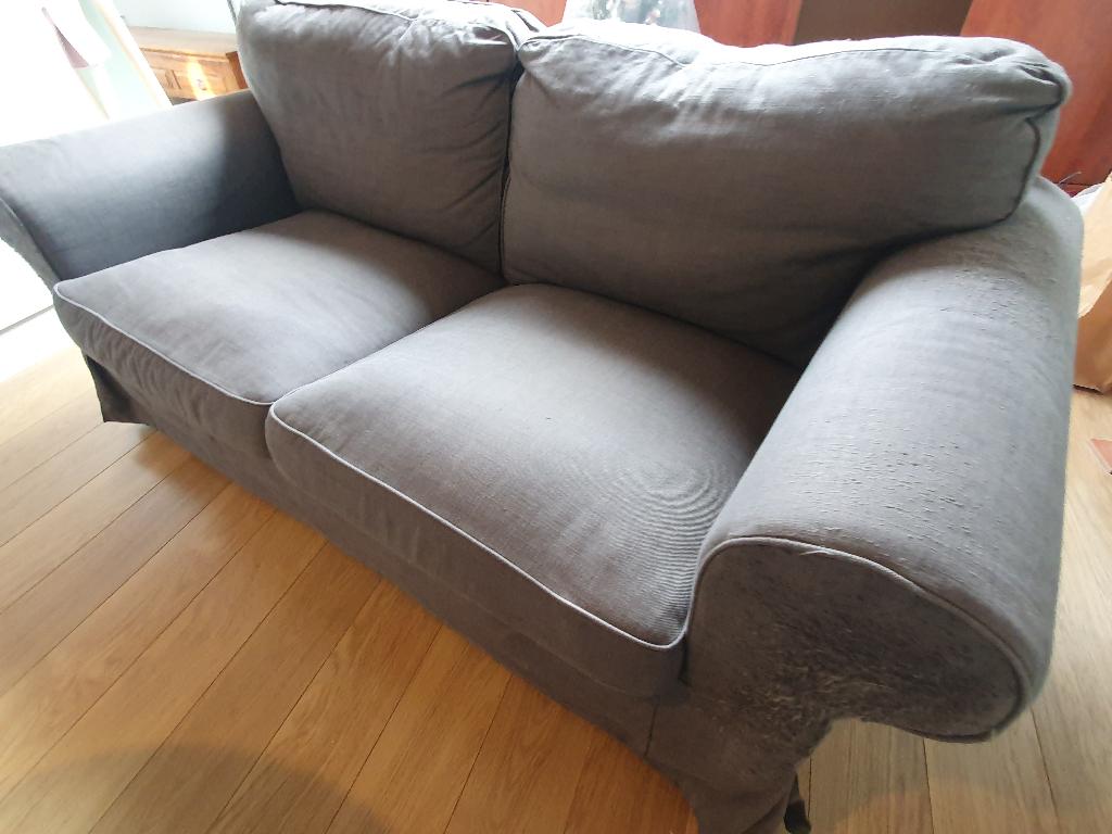 Canapé 2 places Ektorp de chez Ikea., Maison & Meubles, Canapés | Salons, Utilisé, Deux personnes, Bois, Enlèvement