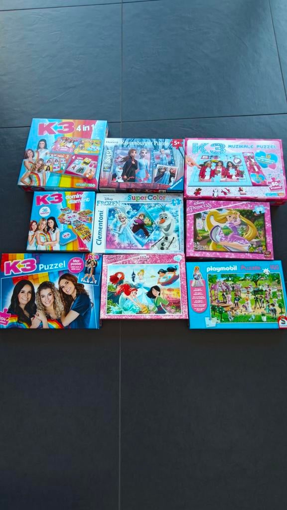 Diverse puzzels, Ophalen