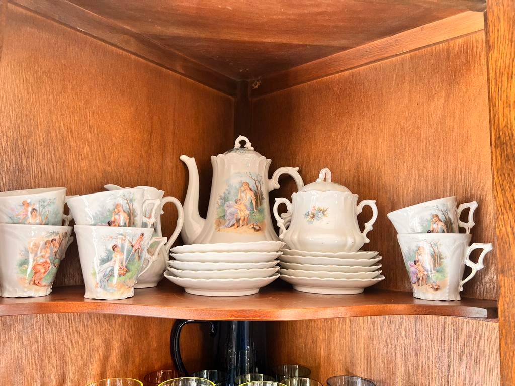 Service à café en porcelaine, Antiquités & Art, Enlèvement