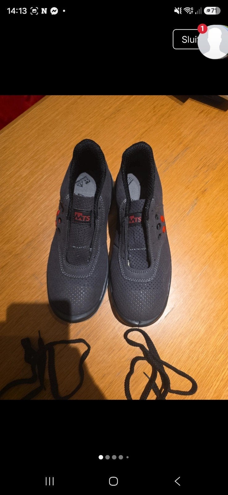 Veiligheidschoenen maat 44, Bricolage & Construction, Vêtements de sécurité, Enlèvement