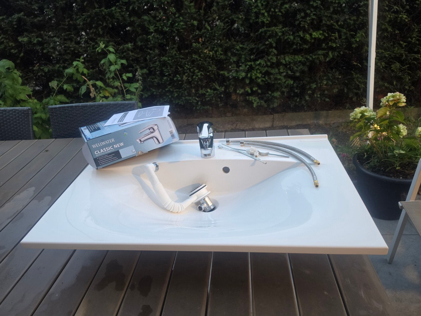 Nieuw Lavabo met toebehoren, Bricolage & Construction, Sanitaire, Enlèvement