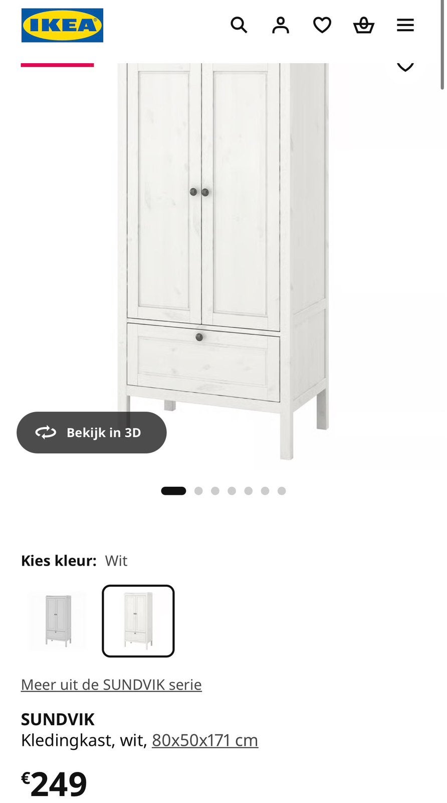 Kinder/baby kamer ikea (perfecte staat), Ophalen, Zo goed als nieuw