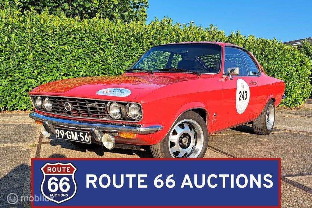 Opel Manta A | 1975 | Route 66 Auctions, Auto's, Zwart, Bedrijf, Overige carrosserie, Opel