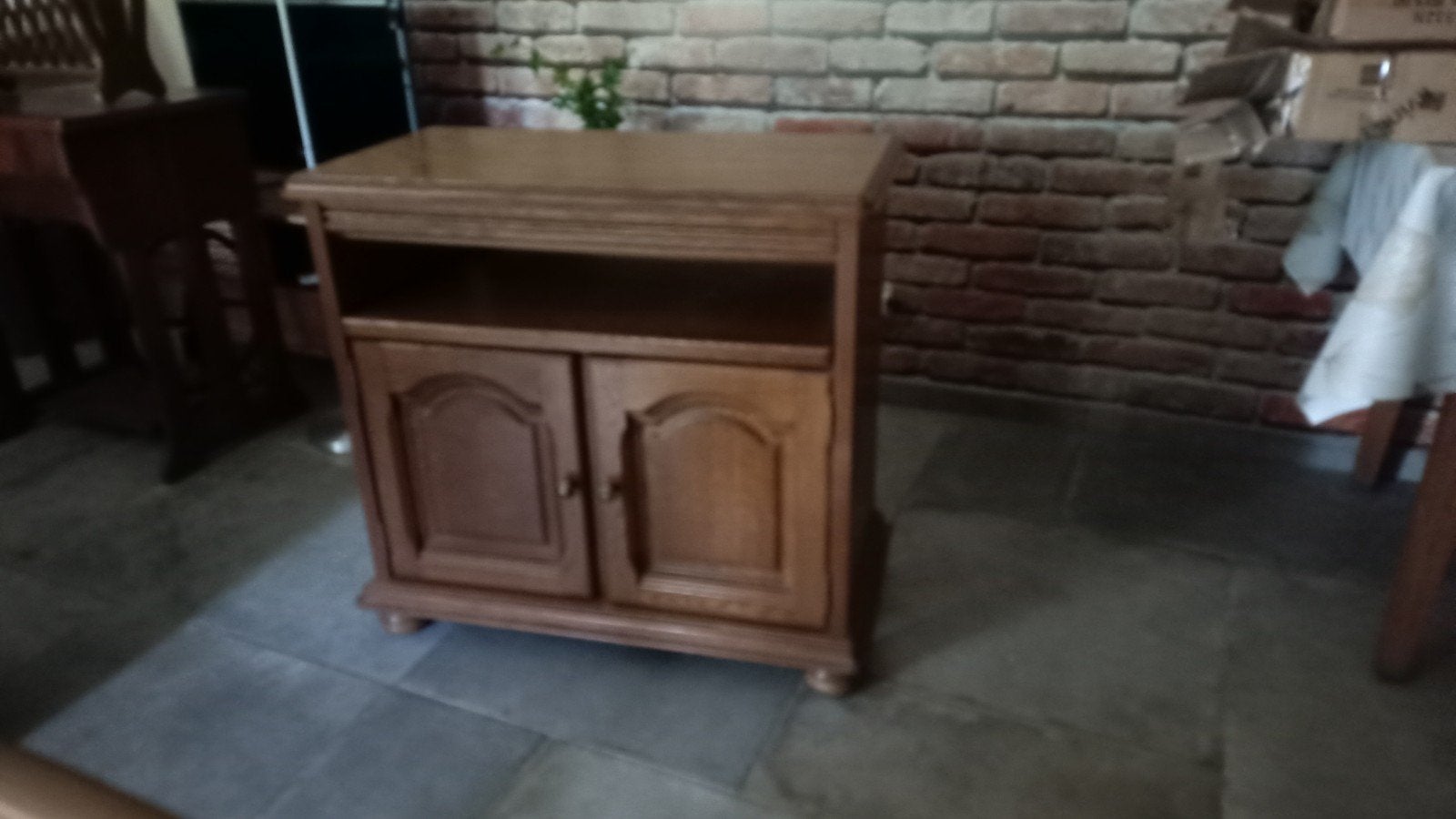 meuble TV, Ophalen