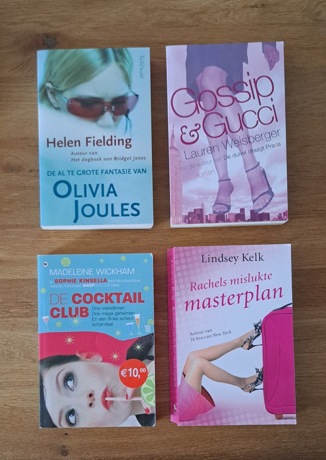 4 x chicklit, Boeken, Verzenden, Gelezen, Lauren weisberger